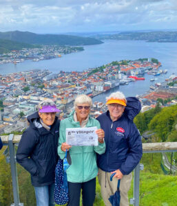 Villagers in Bergen, Norway