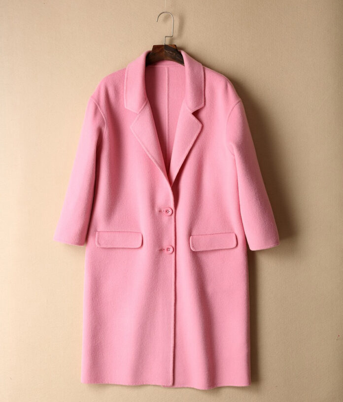 A pink coat