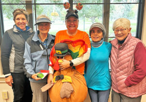 Left to right: Janis LeCompte, Marky Olson, Susan Anderson, Lolivic Shaw and Joyce Mukuno.