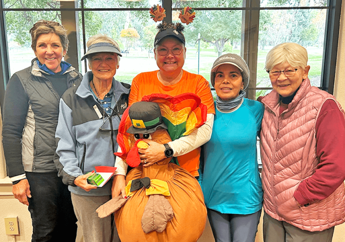 Left to right: Janis LeCompte, Marky Olson, Susan Anderson, Lolivic Shaw and Joyce Mukuno.