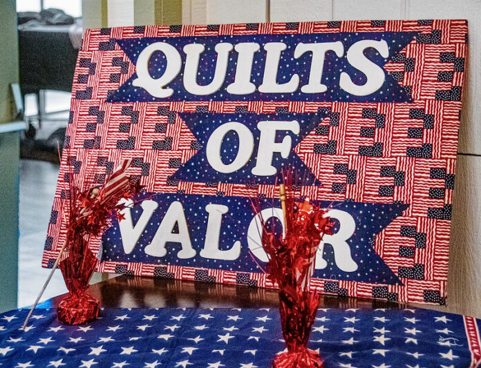 Quilts of Valor sign