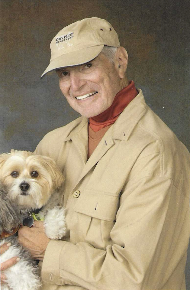 Photo of Michael Rogers and his dog