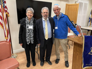 Judy London, Rabbi Mordecai Miller and Bob Lapidus