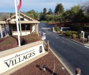 Gate entrance to the Villages