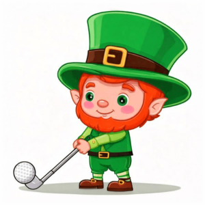 St. Patrick Golf Leprechaun