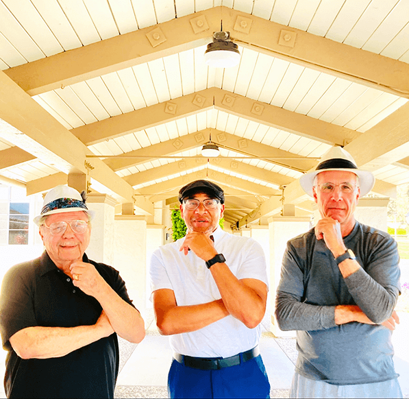 The Bad Boys L to R Bill Swintek, Bruce Martin and Dari Tarabini.