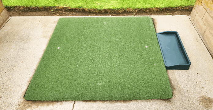 New driving range mats
