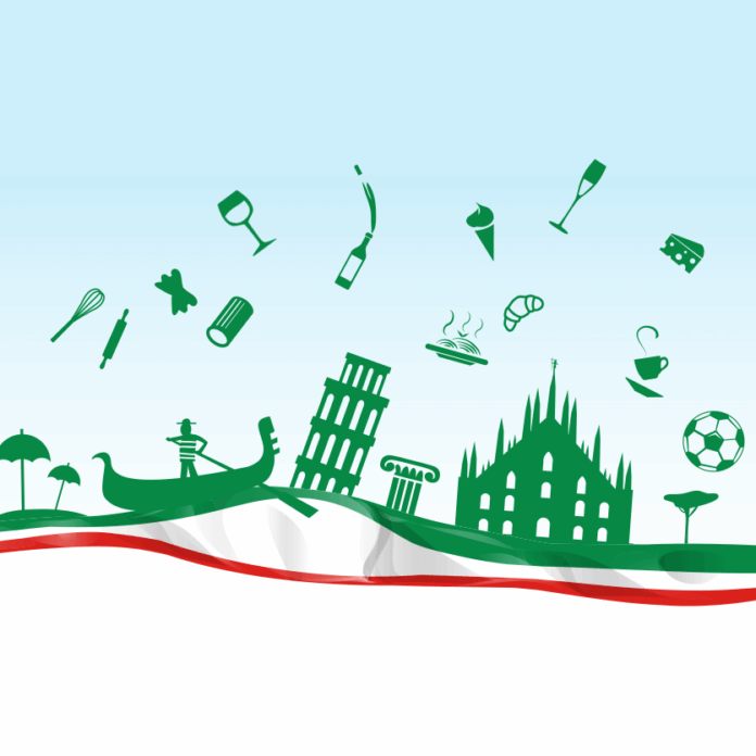 Italian Italy Themed Graphic