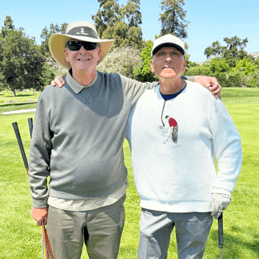 Men's Club Steve Tomei and Len Townsend