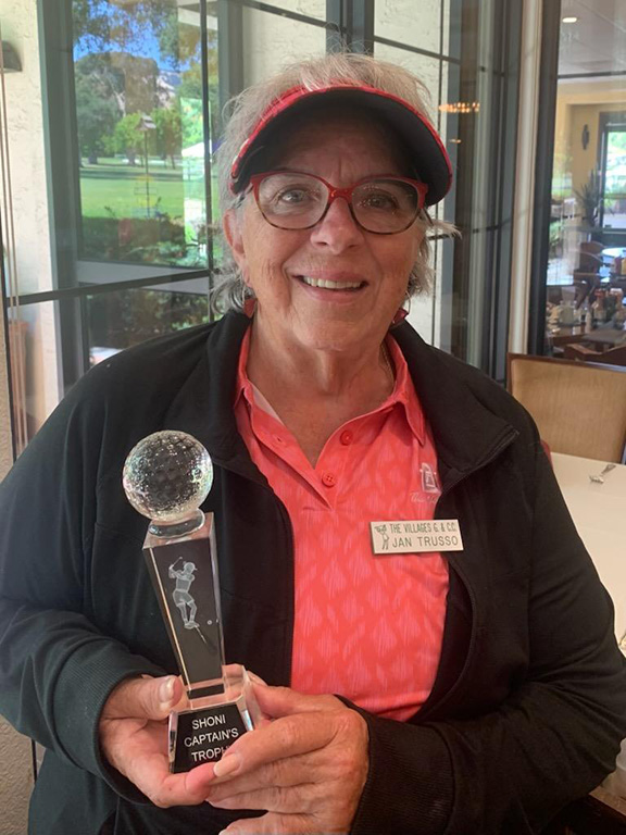 Jan Trusso, net winner of Shoni Captain’s Trophy.